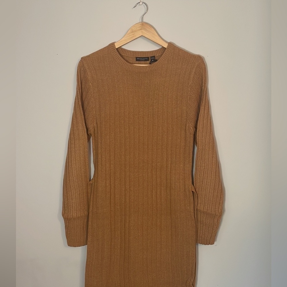 Brave Soul Eddie Knitted Sweater Dress New with Tag - Picture 10 of 13